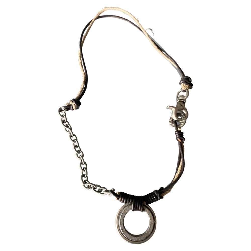 Modern Mixed Media Necklace